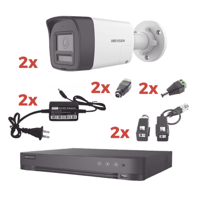 HIKVISION Kit de Videovigilancia TurboHD