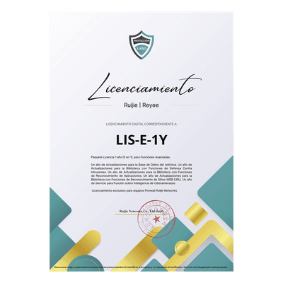 RUIJIE Licencia Anual