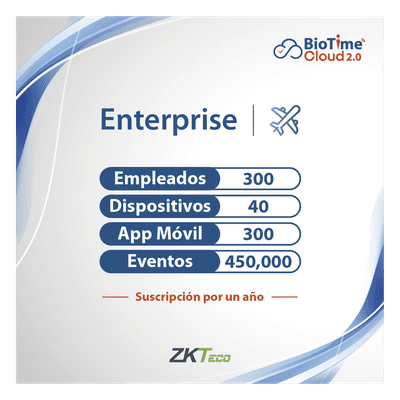 ZKTECO Licencia Cloud