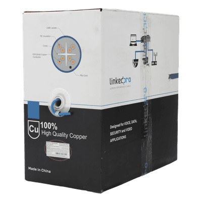 LINKEDPRO BY EPCOM Bobina de Cable U/UTP Cat6A