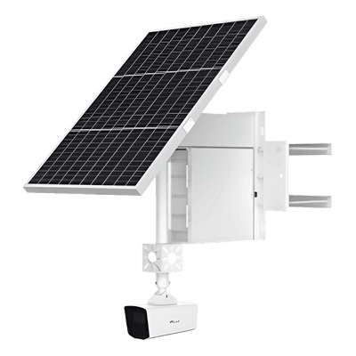 MILESIGHT Cámara Solar 4G con IA LPR