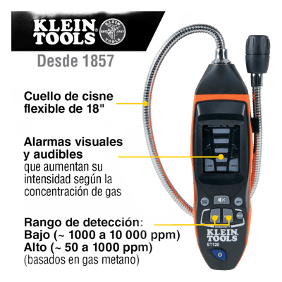 KLEIN TOOLS Detector de Fugas de Gas Combustible
