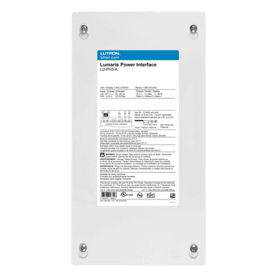 LUTRON RADIORA 3 Interfaz de Alimentación LED