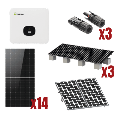 GROWATT Kit Solar de Interconexión a Red