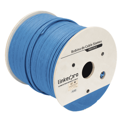 LINKEDPRO BY EPCOM Bobina de Cable Siamés Cat6 UTP