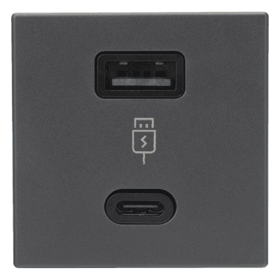 SIMON Módulo de Carga USB Doble