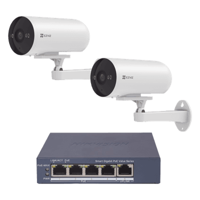 EZVIZ Kit de Videovigilancia PoE