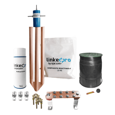LINKEDPRO BY EPCOM Kit Puesta a Tierra 200A