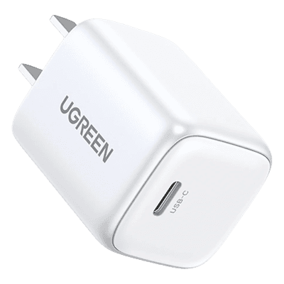 UGREEN Cargador Mini de 30W serie Nexode | 1 USB-C de Carga Rápida | Tecnología GaN II | Power Delivery 3.0 | Quick Charge 4.0 | Carga Inteligente | Múltiple Protección | Mayor Eficiencia Energética | Color Blanco.