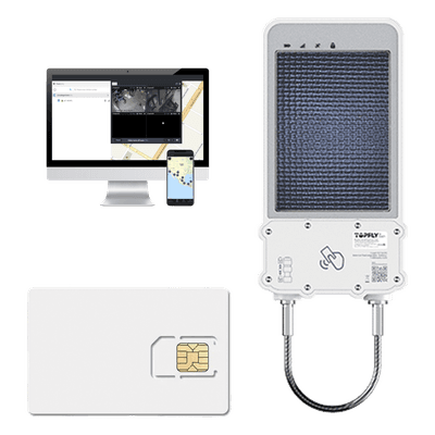 TopFlyTech Kit Cerradura Inteligente GPS Solar