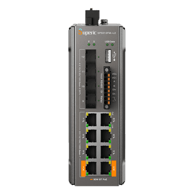 WI-TEK Switch PoE Industrial Gestionado L2+