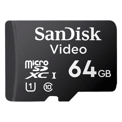 SANDISK Sandisk Video Ultra SDXC UHS-I/Class 10 MSD SDSDQAS4-064G-BP