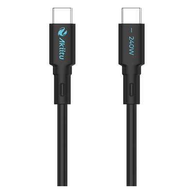 EZVIZ Cable de Carga USB-C a C /1 Metro/ Magnético/Tecnología GaN (Nitruro de Galio) / Fast-Charging / Potencia 240W / Velocidad Transferencia 480 Mbps