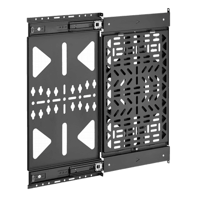 BRATECK Panel de Almacenamiento AV Deslizante