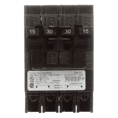 SIEMENS Interruptor Automático Cuádruple Enchufable