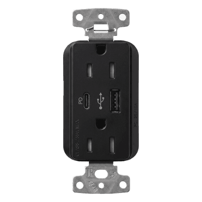 LUTRON ELECTRONICS Receptáculo con USB