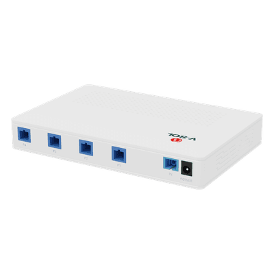 V-SOL Splitter Activo 1x4 para Alimentación de 4 Dispositivos POF, puertos SC/UPC