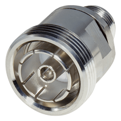 RF INDUSTRIES,LTD Adaptador en Línea de Conector DIN 7-16 Hembra a N Hembra, Plata