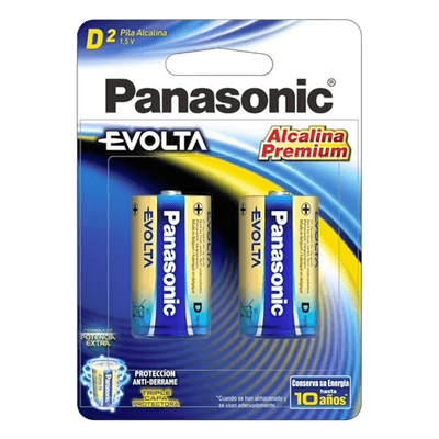 PANASONIC Pila Alcalina Tipo D