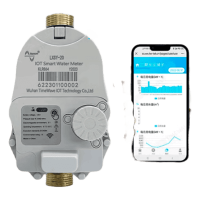 TIMEWAVE Medidor de Agua Mecánico LoRaWAN IoT de 2 Pulgadas