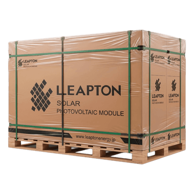 LEAPTON Módulo Solar Bifacial Doble Vidrio