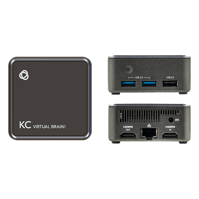 KRAMER KC-Virtual Brain1 | Plataforma de Control de Espacios | 1 Instancia BRAINware | Control por Ethernet | Configuración Simple | Diseño Compacto
