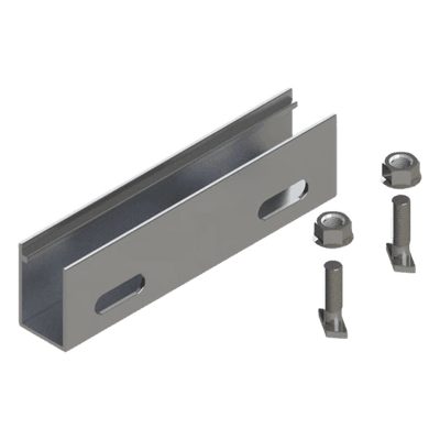 BASEL Cople de Aluminio para Riel