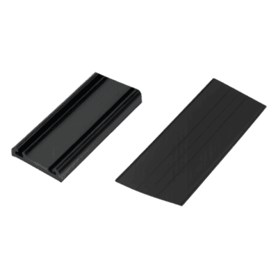 ACCESSPRO Sello Plastico Rigido y Flexible P/ Puertas D/ Garage D/ 9 Pies D/ Ancho
