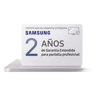SAMSUNG ELECTRONICS Extension de garantia 2 años adicionales para pantallas profesionales modelo BE43F