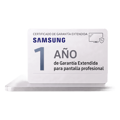 SAMSUNG ELECTRONICS Extension de garantia 1 año adicional para pantallas profesionales modelo BE65F
