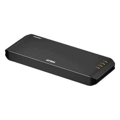 ATEN 4-Port True 4K HDMI Splitter Essentials | 1 Entrada 4 Salidas HDMI | True 4K 3840 x 2160 @ 60Hz 4:4:4 | HDR10+ | HDCP 2.2 | EDID Sync | 18 Gbps | USB-C Alimentación | Plástico