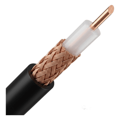 CONDUMEX Cable Coaxial RG58/U | Bobina de 500 metros | Conductor Cobre 20 AWG | Malla 95% | Impedancia 53 Ω | Atenuación 55.9 dB/100m @ 1000 MHz | Certificación UL & ETL