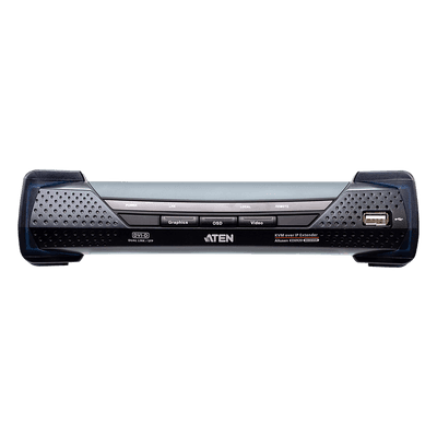 ATEN Receptor KVM over IP 2K DVI-D Dual-Link | Dual SFP | PoE | Resolución hasta 2560 x 2048 | Transmisión sin pérdidas | Alimentación redundante | Gestión Centralizada CCKM