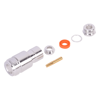 RF INDUSTRIES,LTD Conector N Hembra de Rosca para cables RG-58/U, RG-142/U.