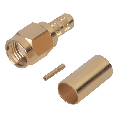 RF INDUSTRIES,LTD Conector SMA Macho Inverso