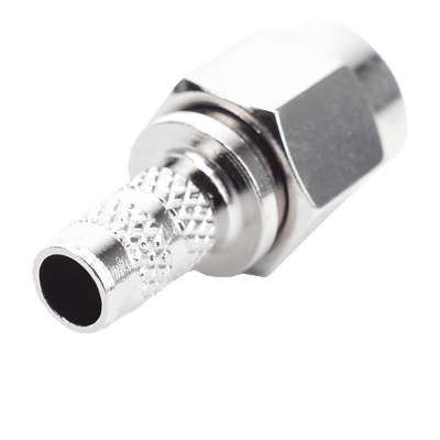 RF INDUSTRIES,LTD Conector SMA Macho de anillo plegable para Cable RG-142/U.