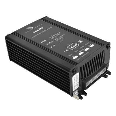 SAMLEX Convertidor de CD-CD, Entrada: 20-35 Vcc, Salida 13.8 Vcc 30 A.