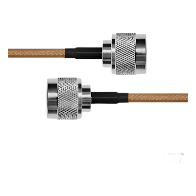 EPCOM INDUSTRIAL Jumper de 180 cms. con Cable Coaxial RG-142/U y Conectores N Macho a N Macho.