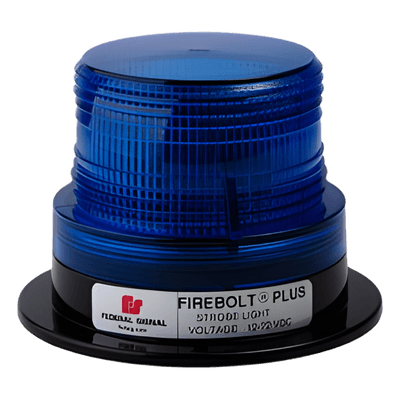 FEDERAL SIGNAL Estrobo azul FireBolt Plus, 12-72 Vcc (2 Joules) con tubo de reemplazo