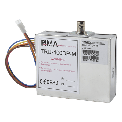 PIMA Comunicador Radio UHF para paneles de Alarma hasta 30Kms de Alcance. Frecuencia de 435 - 470 MHz. Compatible con Paneles de Alarma Serie Hunter e interfaces SAT9PID y SAT8. Potencia de 2.5W.