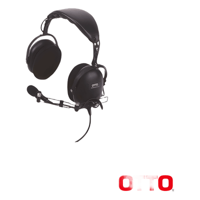 OTTO Diadema de Uso Rudo Puesta Sobre la Cabeza para ICOM ICF50/60/ 50V/60V/3161/4161