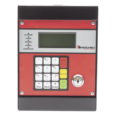 HOCHIKI Teclado Remoto, Display de 32 Caracteres, Compatible con Paneles Hochiki Serie HCA (0100-09670)