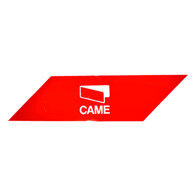 CAME Paquete con 24 bandas rojas reflejantes adhesivas para mastil 001G0401