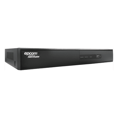 EPCOM Videograbadora digital hibrida de 8 canales + 2 canales para cámara IP 720P/ 4 canales de audio, WD1 en todos los canales (soporte para 750TVL), 120 usuarios simultáneos en canal ZERO, 30IPS@WD1 en todos los canales, con EPCOM Cloud Support