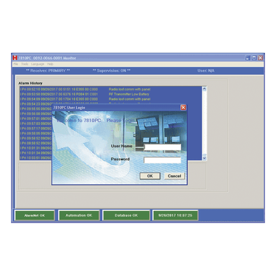 HONEYWELL HOME RESIDEO Software de Recepción de Alarmas