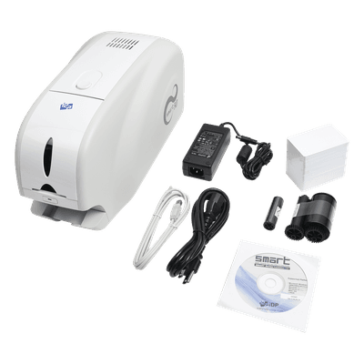 IDP kit impresora de tarjetas PVC/ Una Cara / Incluye Cinta Full Color, Software, 100 tarjetas PVC, Kit limpieza