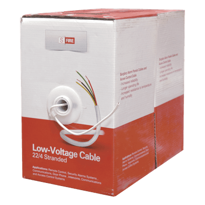 SFIRE Cable 100% Cobre INDUSTRIAL/ 4 x 22 AWG/ de color blanco