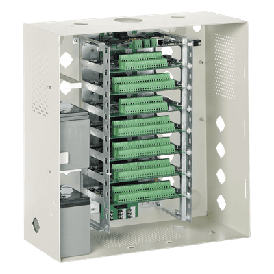 ROSSLARE SECURITY PRODUCTS Gabinete metálico para 9 tarjetas de la serie EXPANSE