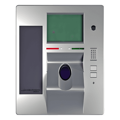 IDENTYTECH Terminal Biométrica de Huella con Imagen Multiespectral, Todo Tipo de Huella, Antivandalismo, Pantalla Touch, Cámara 5 Mpx, IDT WallMount