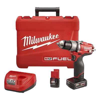 VARIOS Kit de Taladro Percusión / Atornillador de 1/2" MILWAUKEE